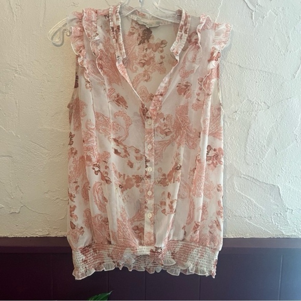 RW & Co Sleeveless Blouse Size Medium